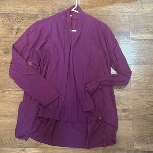 Lucy Yoga Purple Women's Cardigan Wrap